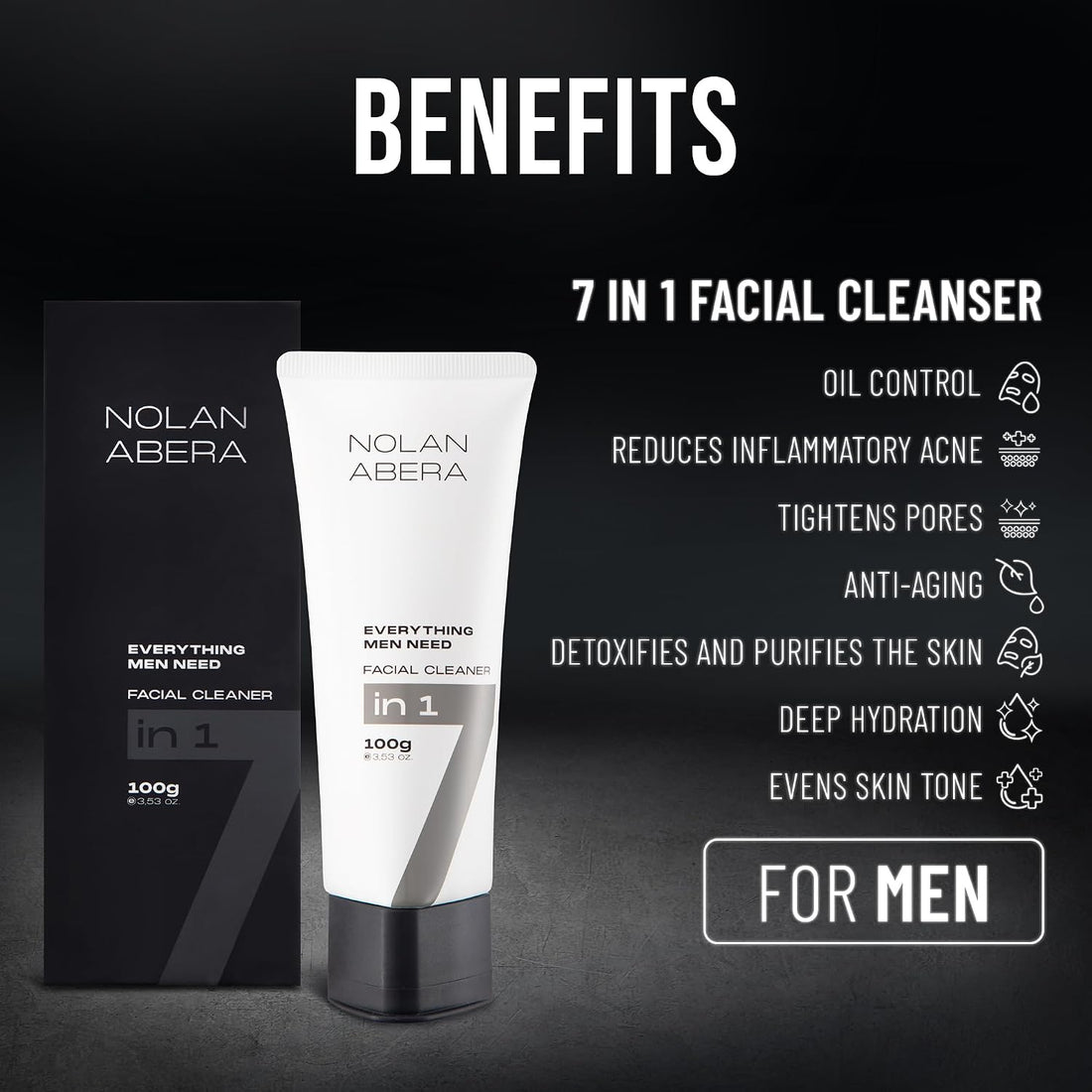 Nolan Daily Facial Cleanser for Men