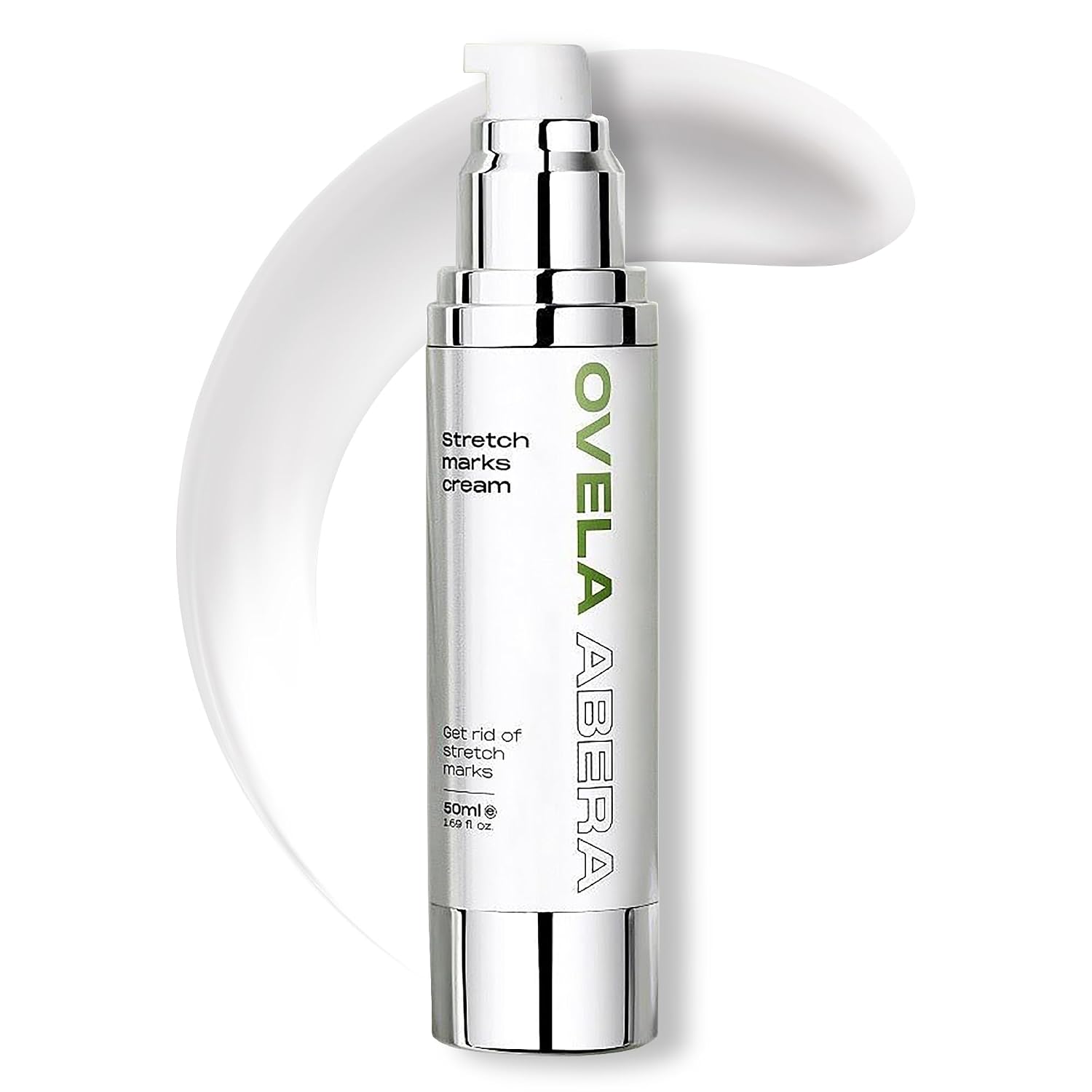 Abera Ovela Maternity Stretch Mark Cream for Pregnancy and Weight Fluctuations, Stretch Mark Treatment Pregnancy Must Haves, Deep Stretch Mark Removal, 1.69 fl oz