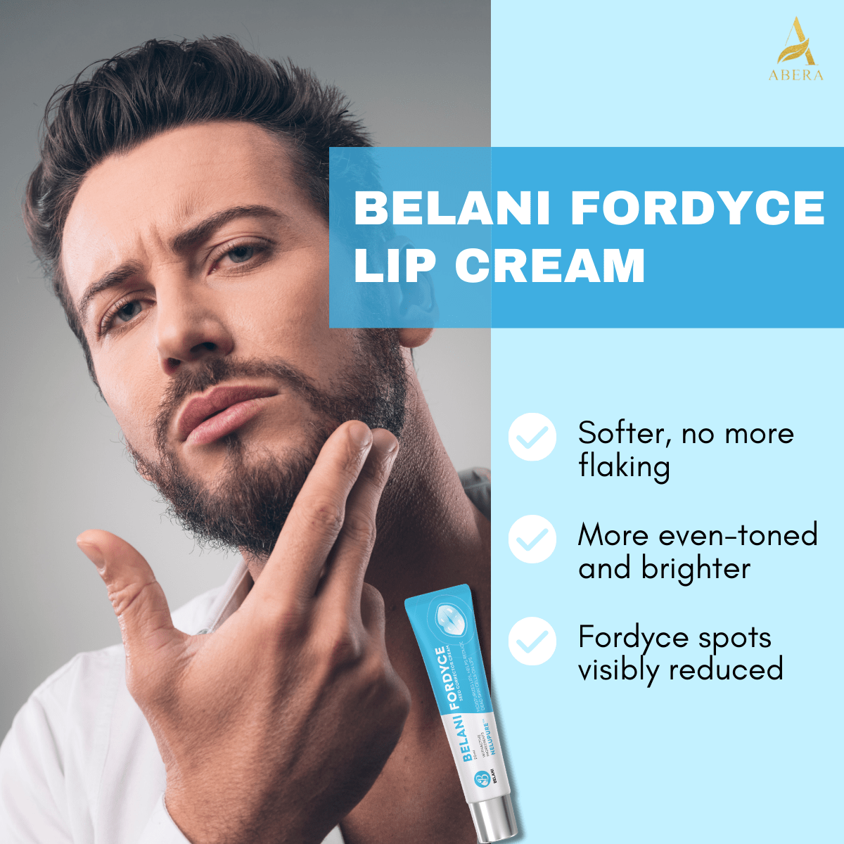 CA - Belani Fordyce Seeds - Lip Lightening Cream for Dark Lips, Lip Scrubber & Fordyce Spots, Chapped or Pigmented Lips, Moisturizing Lip Care Balm  – 20ml