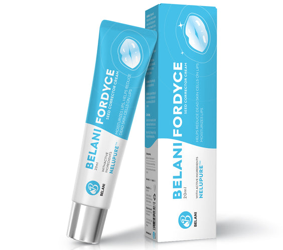 CA - Belani Fordyce Seeds - Lip Lightening Cream for Dark Lips, Lip Scrubber & Fordyce Spots, Chapped or Pigmented Lips, Moisturizing Lip Care Balm  – 20ml