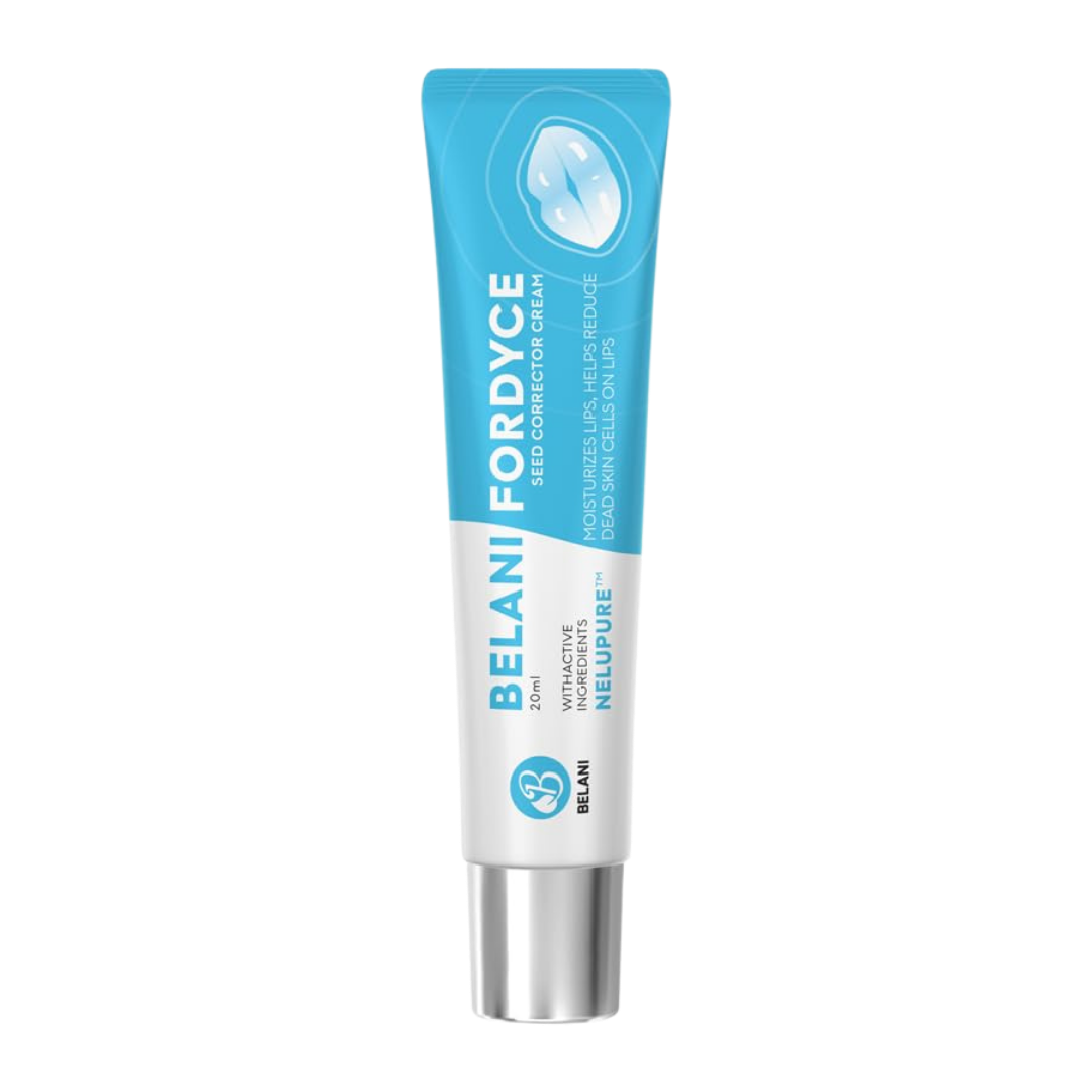 CA - Belani Fordyce Seeds - Lip Lightening Cream for Dark Lips, Lip Scrubber & Fordyce Spots, Chapped or Pigmented Lips, Moisturizing Lip Care Balm  – 20ml