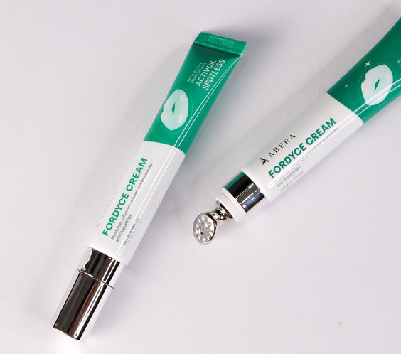 Crème Abera Fordyce – Formule avancée au HPR (rétinoïdes nouvelle génération), pour l'acné des lèvres, les lèvres sèches et gercées (20 g)