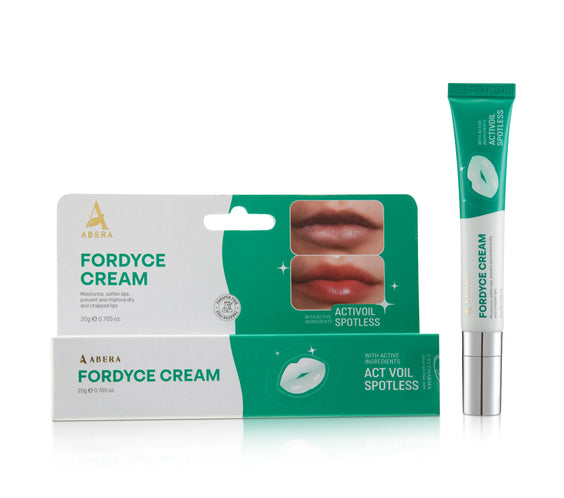 Crème Abera Fordyce – Formule avancée au HPR (rétinoïdes nouvelle génération), pour l'acné des lèvres, les lèvres sèches et gercées (20 g)