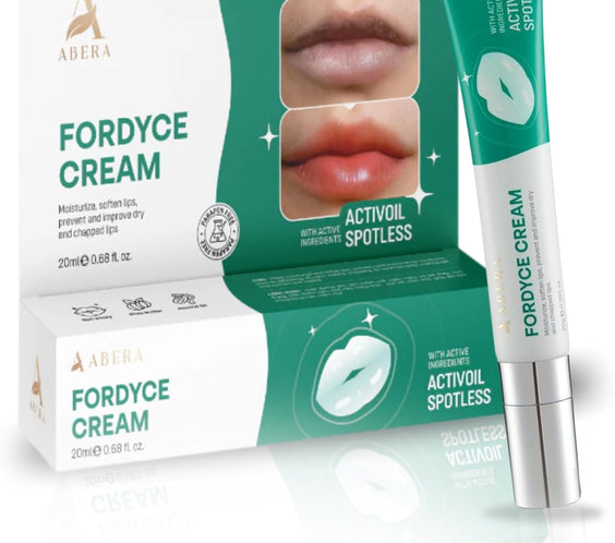 Crème Abera Fordyce – Formule avancée au HPR (rétinoïdes nouvelle génération), pour l'acné des lèvres, les lèvres sèches et gercées (20 g)